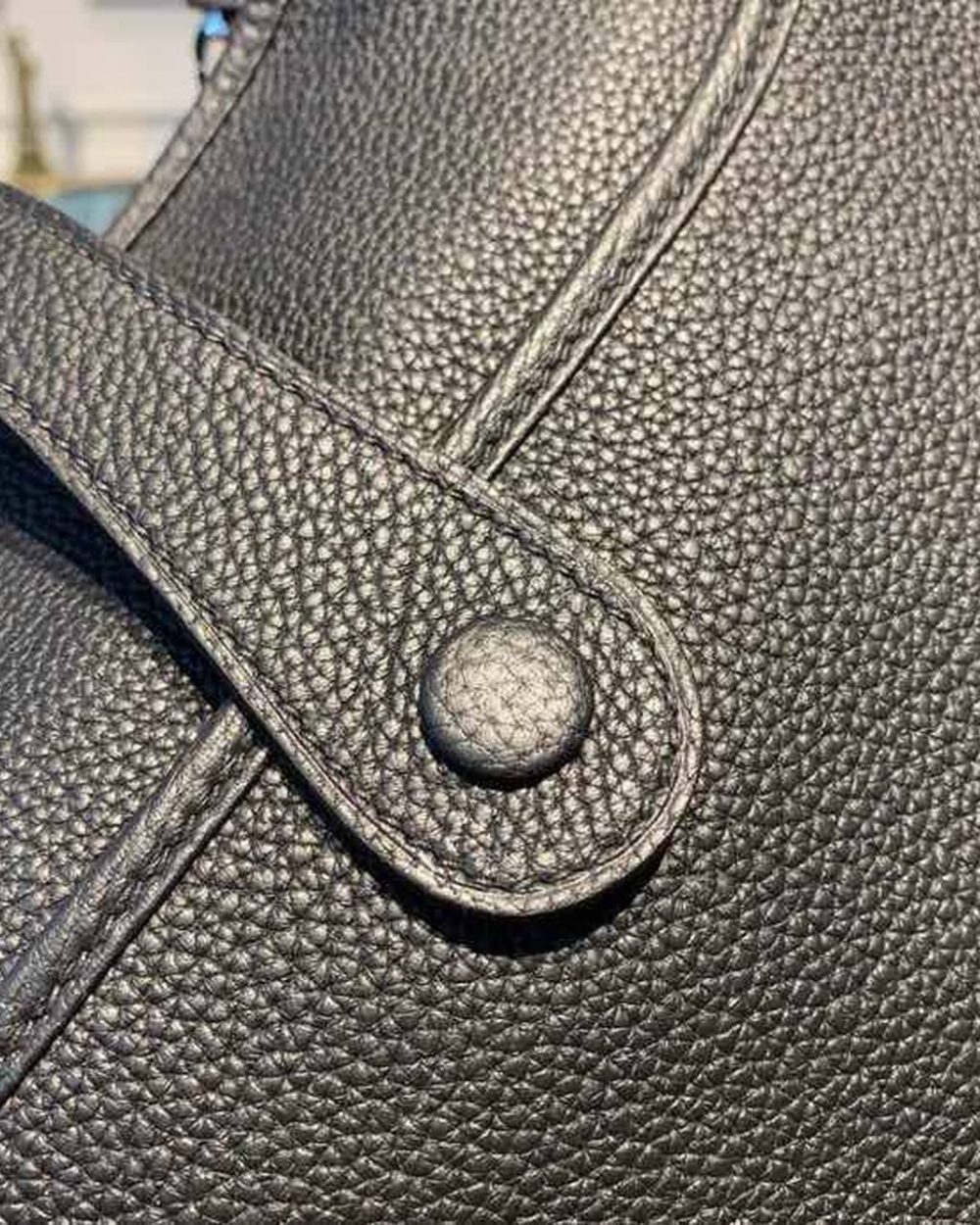 1:1 Replica Hermes Evelyne III 29 Bag Black With Silver-Toned Hardware For Women, Women's Shoulder And Crossbody Bags 11.4in/29cm H056277CK89