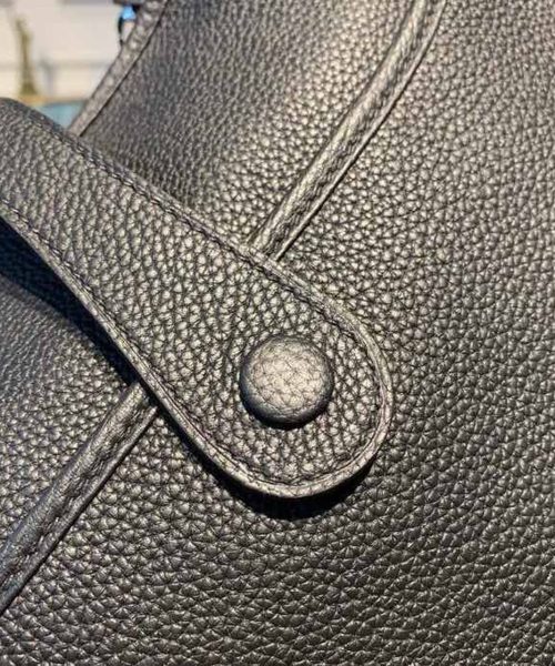 1:1 Replica Hermes Evelyne III 29 Bag Black With Silver-Toned Hardware For Women, Women's Shoulder And Crossbody Bags 11.4in/29cm H056277CK89