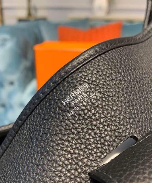 1:1 Replica Hermes Evelyne III 29 Bag Black With Silver-Toned Hardware For Women, Women's Shoulder And Crossbody Bags 11.4in/29cm H056277CK89
