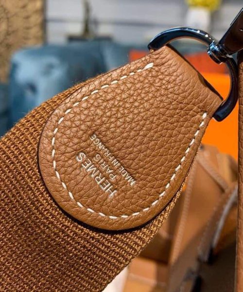 1:1 Replica Hermes Evelyne III 29 Bag Brown With Silver-Toned Hardware For Women, Women's Shoulder And Crossbody Bags 11.4in/29cm H073599CC37