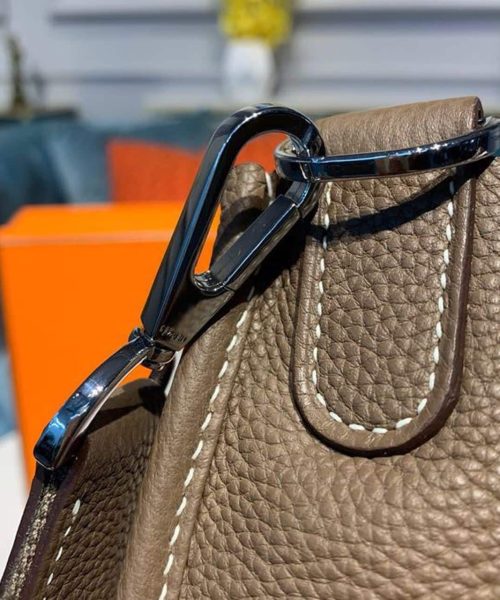1:1 Replica Hermes Evelyne III GM Bag Brown For Women 11.8in/30cm