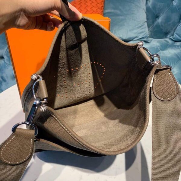 1:1 Replica Hermes Evelyne III GM Bag Brown For Women 11.8in/30cm