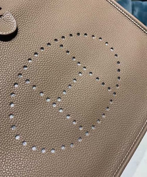 1:1 Replica Hermes Evelyne III GM Bag Brown For Women 11.8in/30cm