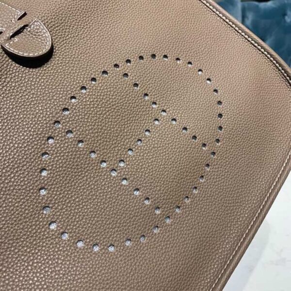 1:1 Replica Hermes Evelyne III GM Bag Brown For Women 11.8in/30cm