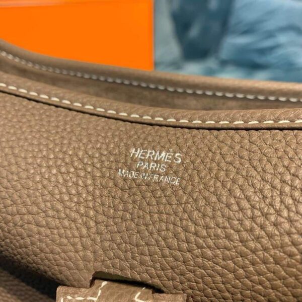 1:1 Replica Hermes Evelyne III GM Bag Brown For Women 11.8in/30cm