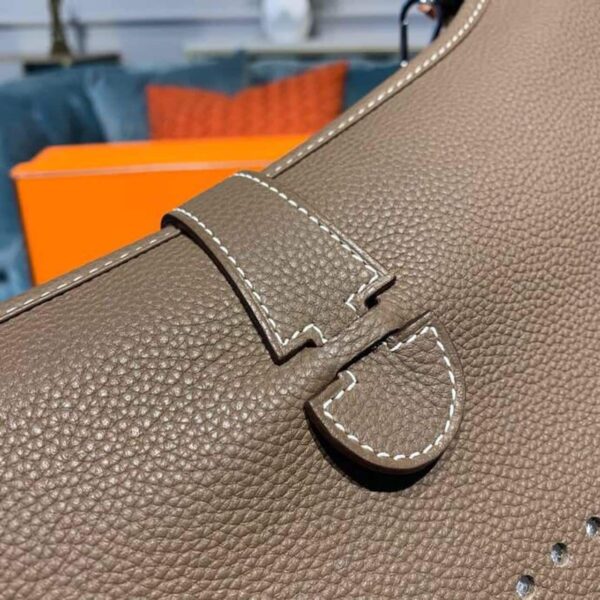 1:1 Replica Hermes Evelyne III GM Bag Brown For Women 11.8in/30cm