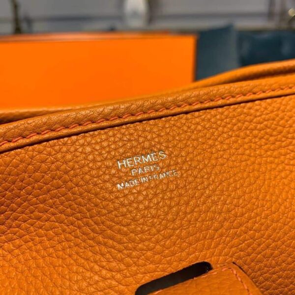 1:1 Replica Hermes Evelyne III GM Bag Orange For Women 11.8in/30cm