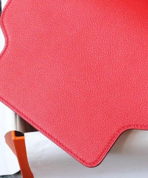 1:1 Replica Hermes Evercolor Sac Roulis 23 Red For Women, Women's Handbags, Shoulder Bags 9in/23cm