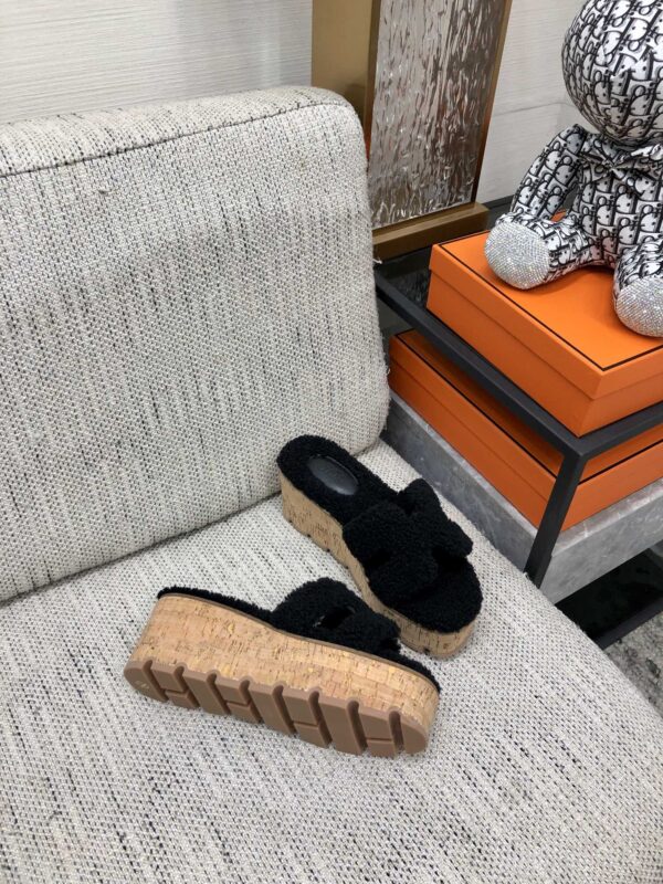 Hermes Figari Sandal Black For Women