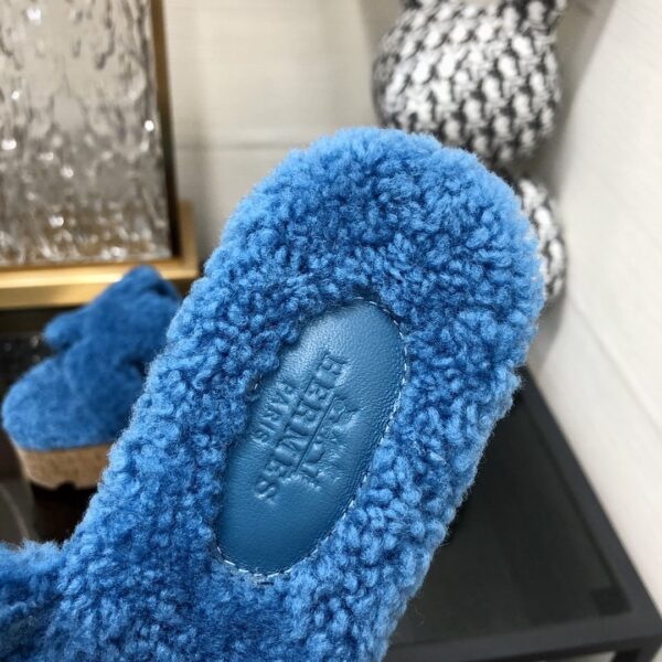 Hermes Figari Sandal Blue For Women