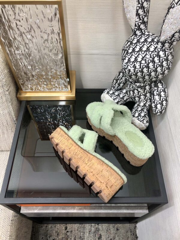 Hermes Figari Sandal Bright Green For Women