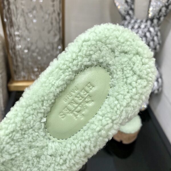 Hermes Figari Sandal Bright Green For Women