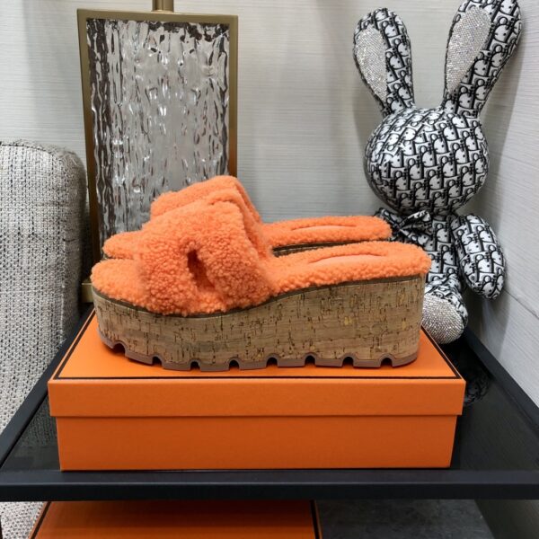 Hermes Figari Sandal Orange For Women