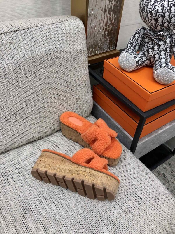 Hermes Figari Sandal Orange For Women
