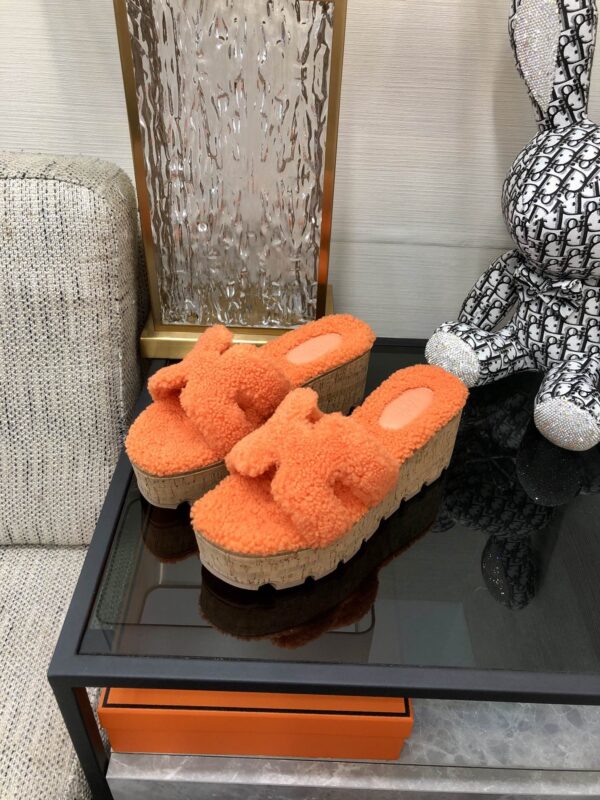 Hermes Figari Sandal Orange For Women
