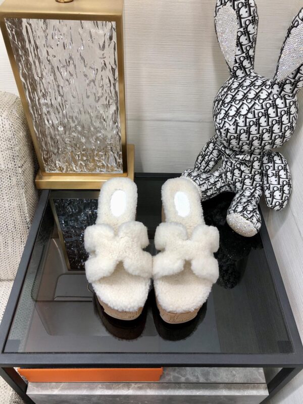 Hermes Figari Sandal White For Women