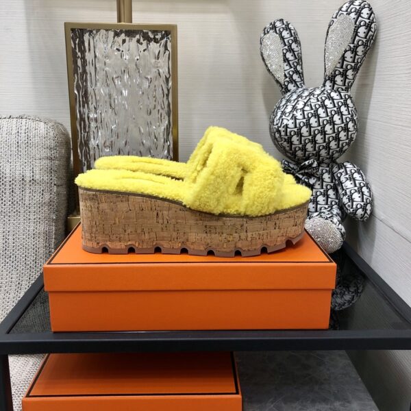 Hermes Figari Sandal Yellow For Women