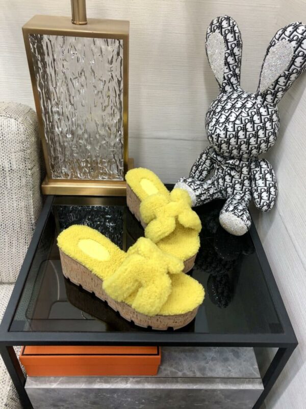 Hermes Figari Sandal Yellow For Women