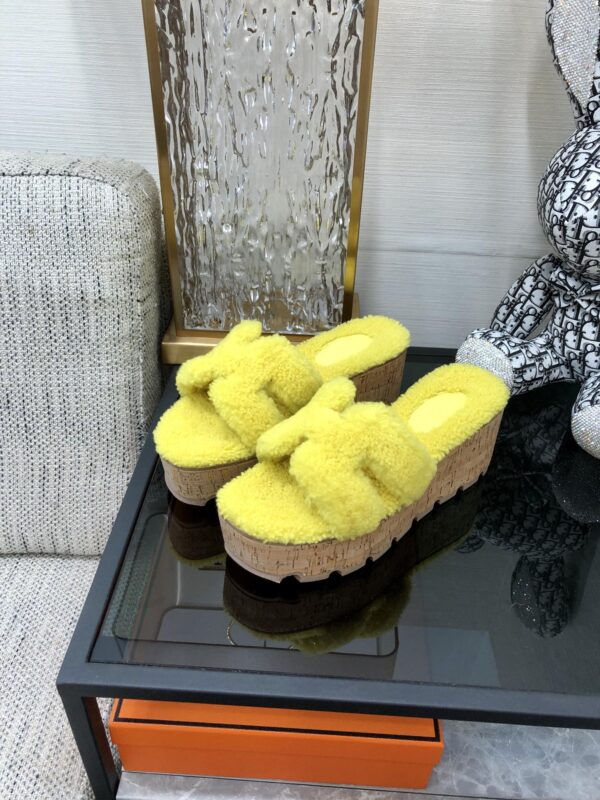 Hermes Figari Sandal Yellow For Women
