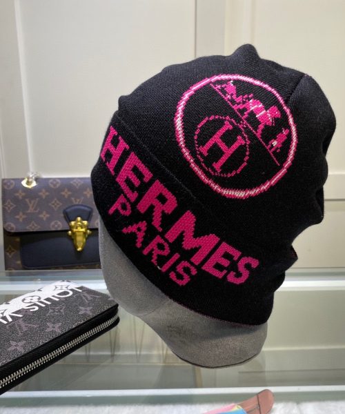 Hermes Frequence Beanie In Black