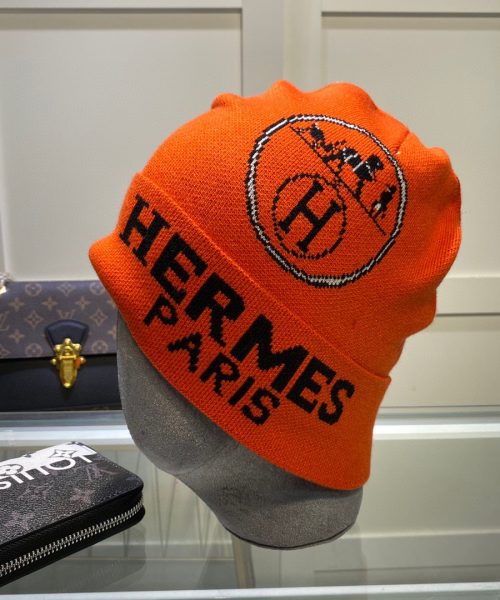 Hermes Frequence Beanie In Orange