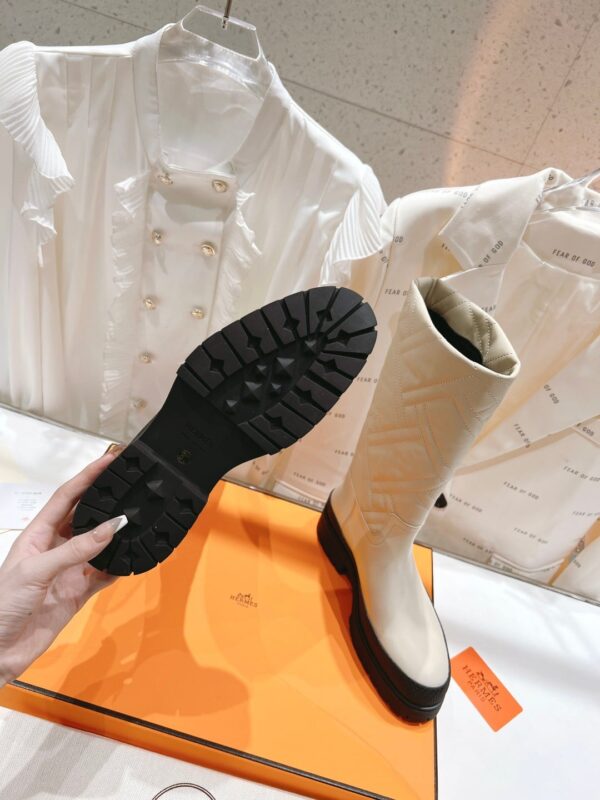 Hermes Fuji Boot White For Women H222048Z F8360