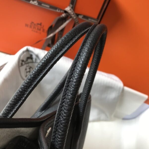 1:1 Replica Hermes Garden Party 30 Tote Bag Black For Women, Women’s Handbags, Shoulder Bags 11.8in/30cm