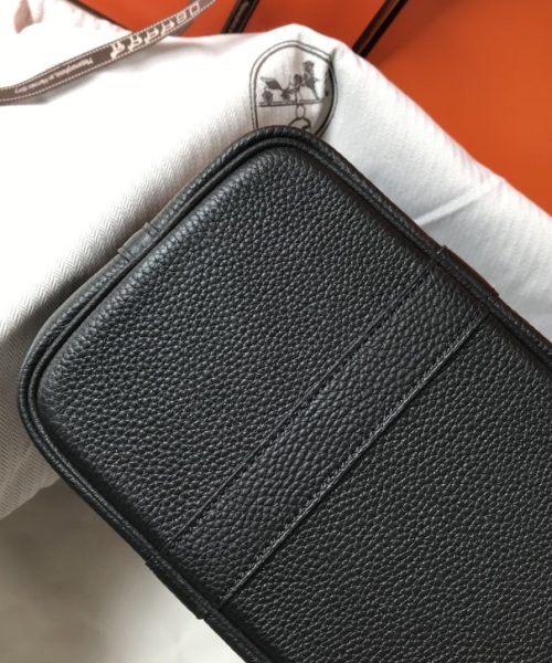 1:1 Replica Hermes Garden Party 30 Tote Bag Black For Women, Women’s Handbags, Shoulder Bags 11.8in/30cm