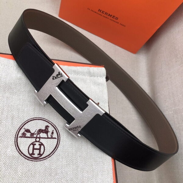 1:1 Replica Hermes H Belt Buckle & Reversible Black For Women, Women Belt