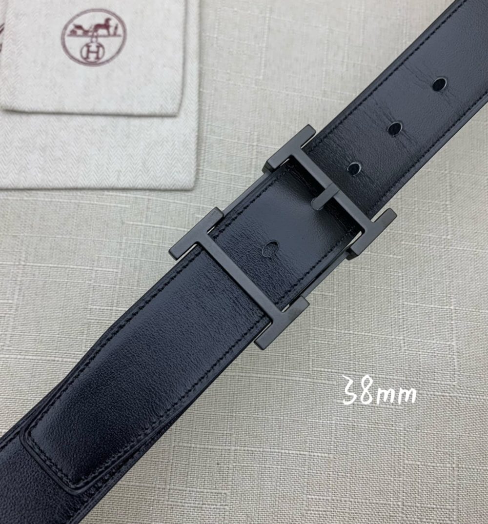 1:1 Replica Hermes H Belt Buckle & Reversible Black For Women, Women Belt