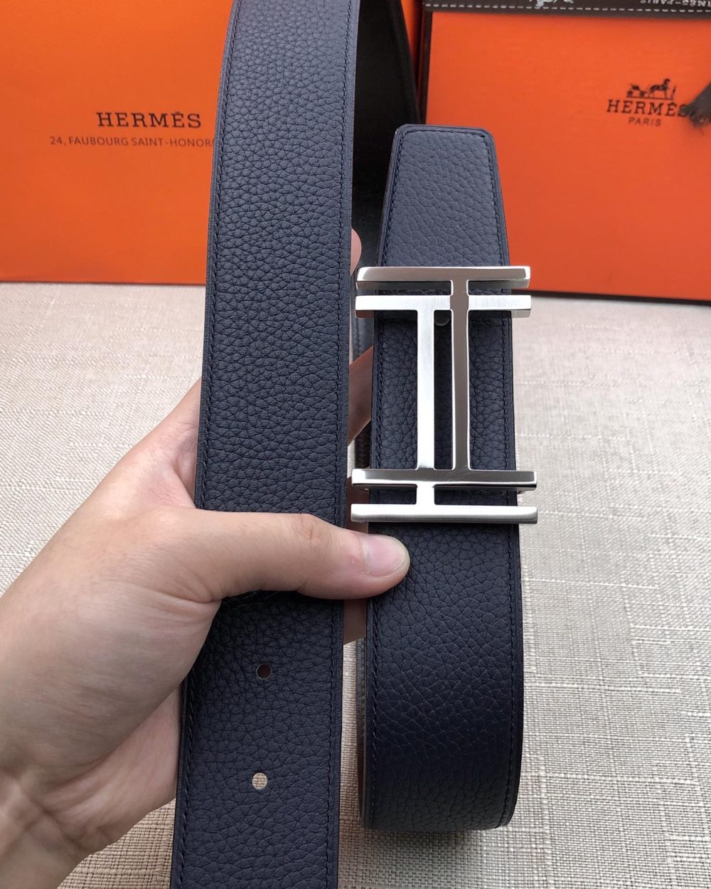 1:1 Replica Hermes H Belt Buckle & Reversible Black For Women, Women Belt