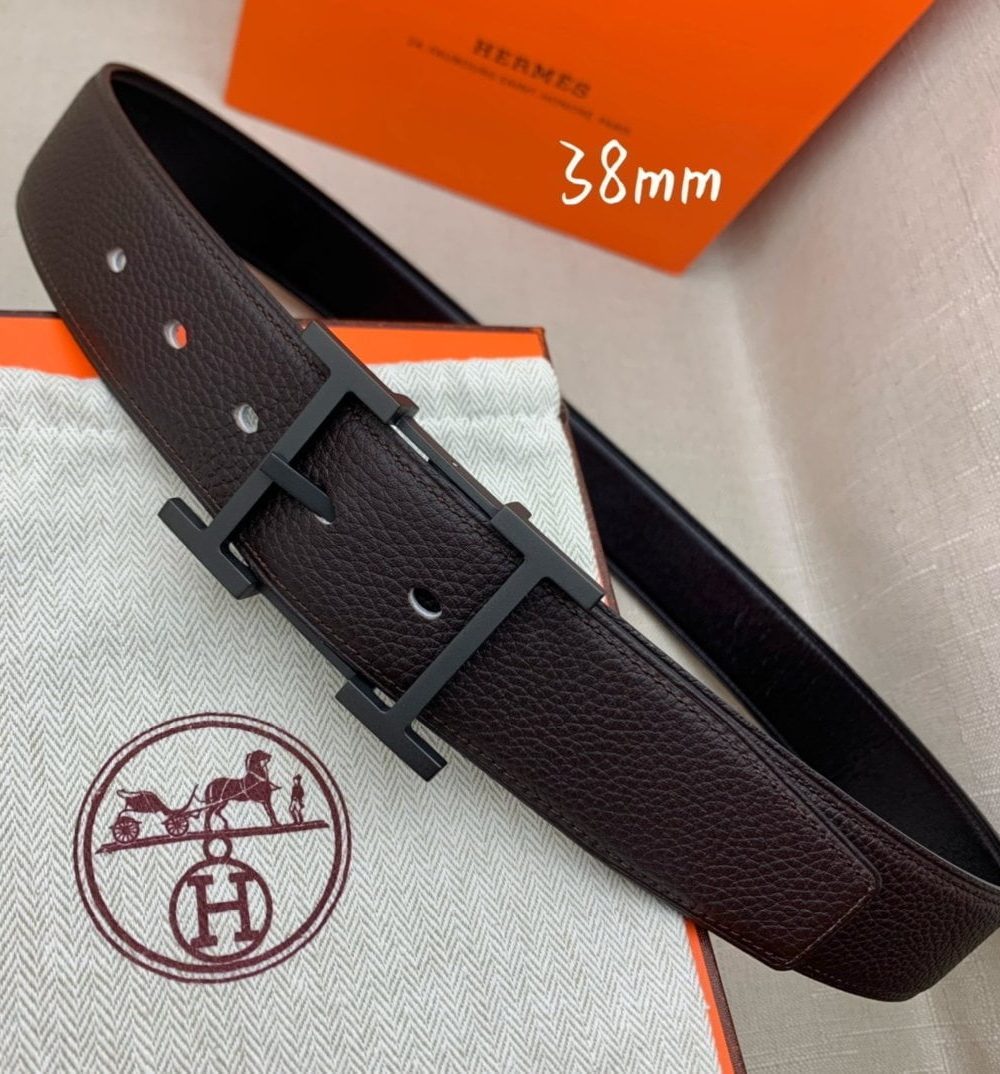 1:1 Replica Hermes H Belt Buckle & Reversible Black For Women, Women Belt