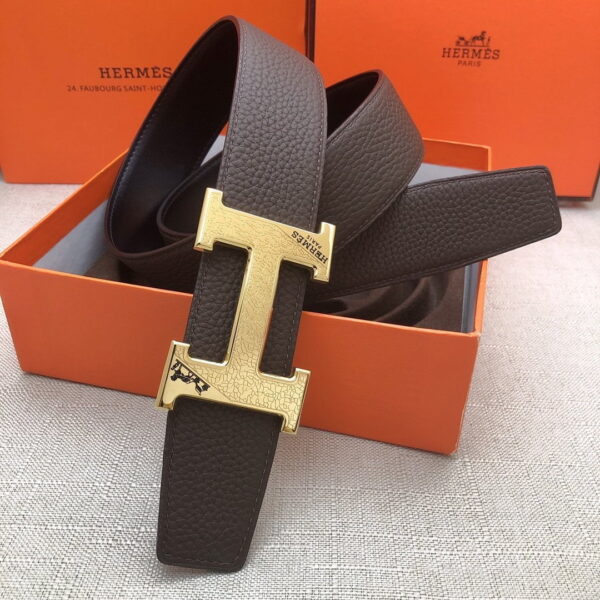 1:1 Replica Hermes H Belt Buckle & Reversible Black For Women, Women Belt