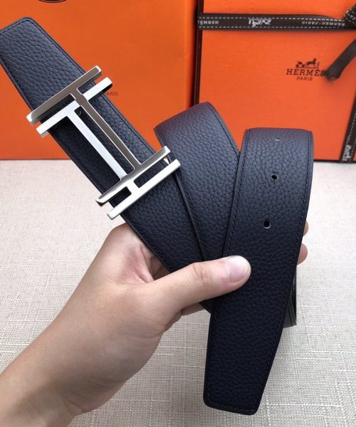 1:1 Replica Hermes H Belt Buckle & Reversible Black For Women, Women Belt