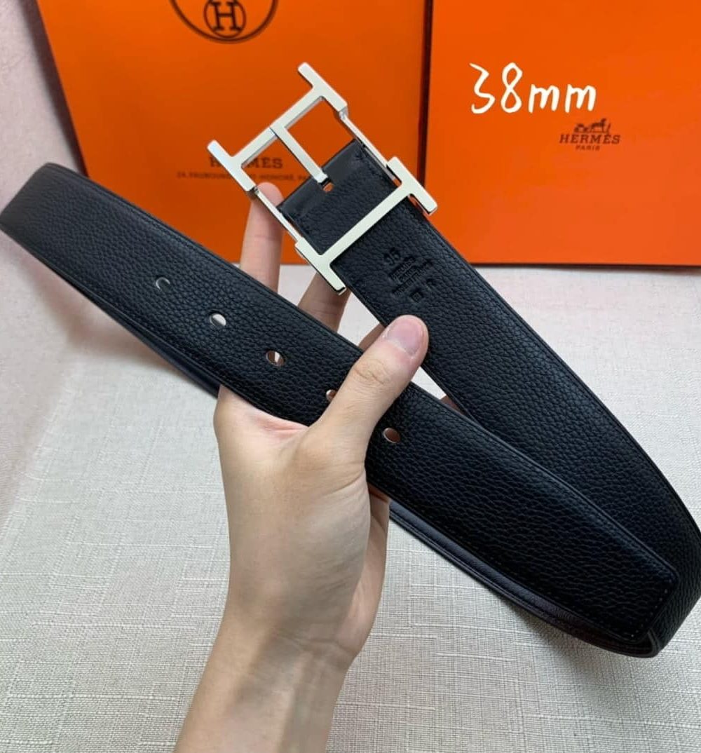 1:1 Replica Hermes H Belt Buckle & Reversible Black For Women, Women Belt