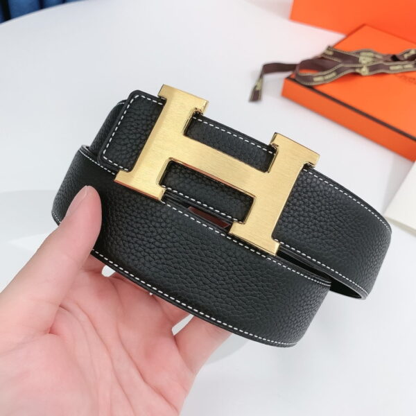 1:1 Replica Hermes H Belt Buckle & Reversible Black For Women, Women Belt