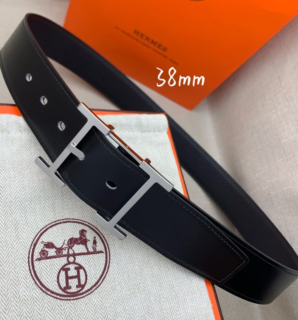 1:1 Replica Hermes H Belt Buckle & Reversible Black For Women, Women Belt