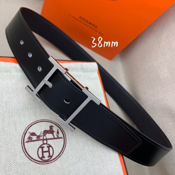 1:1 Replica Hermes H Belt Buckle & Reversible Black For Women, Women Belt