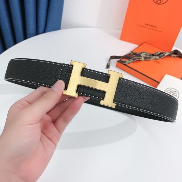 1:1 Replica Hermes H Belt Buckle & Reversible Black For Women, Women Belt