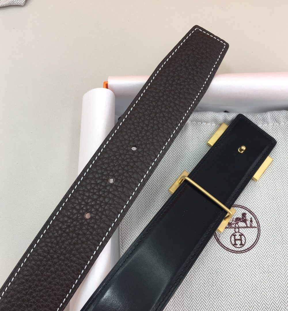 1:1 Replica Hermes H Belt Buckle & Reversible Black For Women, Women Belt
