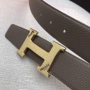 1:1 Replica Hermes H Belt Buckle & Reversible Black For Women, Women Belt