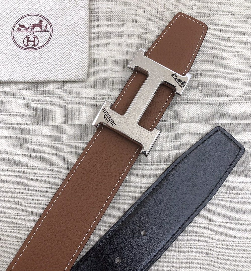 1:1 Replica Hermes H Belt Buckle & Reversible Black For Women, Women Belt