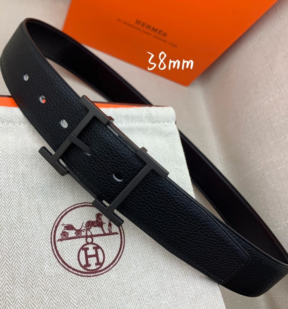 1:1 Replica Hermes H Belt Buckle & Reversible Black For Women, Women Belt