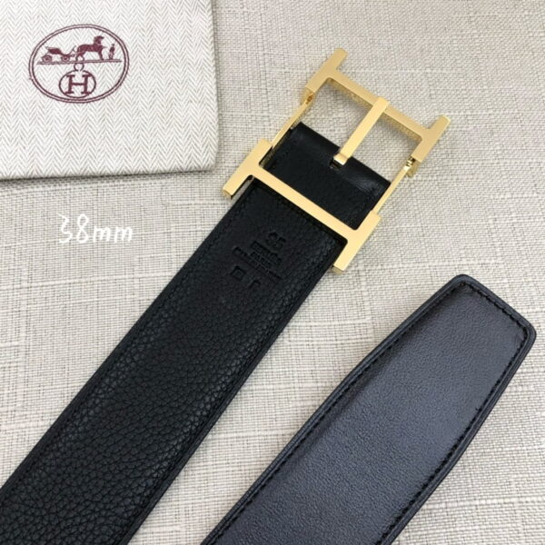 1:1 Replica Hermes H Belt Buckle & Reversible Black For Women, Women Belt