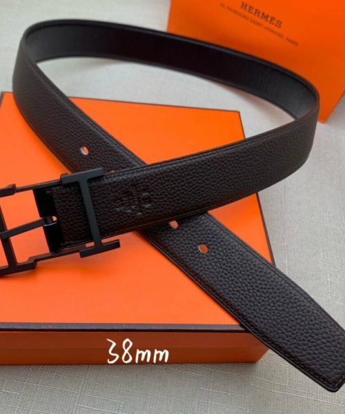 1:1 Replica Hermes H Belt Buckle & Reversible Black For Women, Women Belt