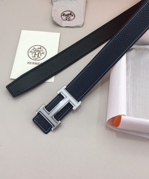 1:1 Replica Hermes H Belt Buckle & Reversible Black For Women, Women Belt