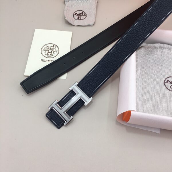1:1 Replica Hermes H Belt Buckle & Reversible Black For Women, Women Belt