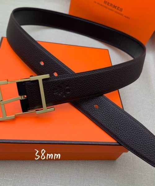 1:1 Replica Hermes H Belt Buckle & Reversible Black For Women, Women Belt