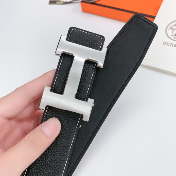 1:1 Replica Hermes H Belt Buckle & Reversible Black For Women, Women Belt
