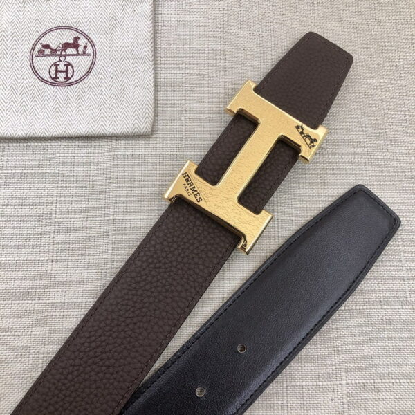1:1 Replica Hermes H Belt Buckle & Reversible Black For Women, Women Belt